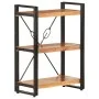 Estantería de 3 niveles de madera maciza de acacia 60x30x80 cm de , Librerías y estanterías - Ref: Foro24-320613, Precio: 120...