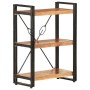 Estantería de 3 niveles de madera maciza de acacia 60x30x80 cm de , Librerías y estanterías - Ref: Foro24-320613, Precio: 122...
