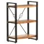 Estantería de 3 niveles de madera maciza de acacia 60x30x80 cm de , Librerías y estanterías - Ref: Foro24-320613, Precio: 120...