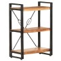 Estantería de 3 niveles de madera maciza de acacia 60x30x80 cm de , Librerías y estanterías - Ref: Foro24-320613, Precio: 122...