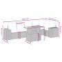 Set sofás de jardín 7 piezas y cojines ratán sintético beige de , Conjuntos de jardín - Ref: Foro24-3272647, Precio: 509,57 €...