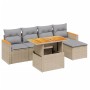 Juego de sofás jardín con cojines 6 pzas ratán sintético beige de , Conjuntos de jardín - Ref: Foro24-3273054, Precio: 373,97...