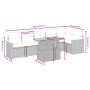 Set sofás de jardín 7 piezas y cojines ratán sintético beige de , Conjuntos de jardín - Ref: Foro24-3273089, Precio: 467,29 €...