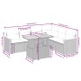 Set sofás de jardín 7 piezas y cojines ratán sintético beige de , Conjuntos de jardín - Ref: Foro24-3273096, Precio: 467,29 €...