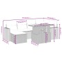 Set sofás de jardín 7 piezas y cojines ratán sintético beige de , Conjuntos de jardín - Ref: Foro24-3275593, Precio: 470,54 €...