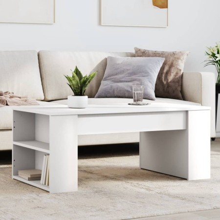 Mesa de centro madera de ingeniería blanco 102x55x42 cm de , Mesas de centro - Ref: Foro24-831853, Precio: 58,18 €, Descuento: %