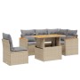 Juego de sofás jardín con cojines 6 pzas ratán sintético beige de , Conjuntos de jardín - Ref: Foro24-3273082, Precio: 411,73...