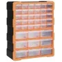 Multi-drawer organizer with 39 drawers 38x16x47 cm by vidaXL, Toolboxes - Ref: Foro24-147585, Price: 51,65 €, Discount: %
