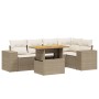 Juego de sofás jardín con cojines 6 pzas ratán sintético beige de , Conjuntos de jardín - Ref: Foro24-3272626, Precio: 461,31...