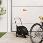 Remolque de bicicleta mascotas hierro tela Oxford negro de , Cochecitos para mascotas - Ref: Foro24-93975, Precio: 102,05 €, ...