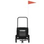 Remolque de bicicleta mascotas hierro tela Oxford negro de , Cochecitos para mascotas - Ref: Foro24-93975, Precio: 102,05 €, ...