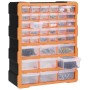 Organizador multicajones con 39 cajones 38x16x47 cm de vidaXL, Cajas de herramientas - Ref: Foro24-147585, Precio: 48,56 €, D...