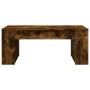 Mesa de centro madera de ingeniería roble ahumado 102x55x42 cm de , Mesas de centro - Ref: Foro24-831858, Precio: 63,49 €, De...