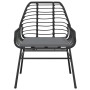 Sillones de jardín con cojines 2 uds ratán sintético negro de , Sillas de jardín - Ref: Foro24-369093, Precio: 116,54 €, Desc...