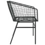 Sillas de jardín 2 unidades ratán sintético negro de , Sillas de jardín - Ref: Foro24-369098, Precio: 94,34 €, Descuento: %