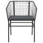 Sillones de jardín con cojines 2 uds ratán sintético negro de , Sillas de jardín - Ref: Foro24-369100, Precio: 92,21 €, Descu...