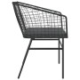 Sillones de jardín con cojines 2 uds ratán sintético negro de , Sillas de jardín - Ref: Foro24-369100, Precio: 92,21 €, Descu...