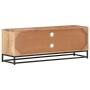 Mueble de TV de madera maciza de acacia 110x30x40 cm de vidaXL, Muebles TV - Ref: Foro24-323503, Precio: 216,47 €, Descuento: %