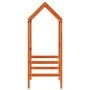 Techo de cama infantil madera maciza marrón 108x70x176,5 cm de , Accesorios para camas y somieres - Ref: Foro24-846990, Preci...