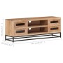 Mueble de TV de madera maciza de acacia 110x30x40 cm de vidaXL, Muebles TV - Ref: Foro24-323503, Precio: 216,47 €, Descuento: %
