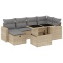 Set sofás de jardín 7 piezas y cojines ratán sintético beige de , Conjuntos de jardín - Ref: Foro24-3274819, Precio: 484,87 €...