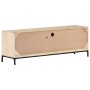 Mueble para TV madera maciza mango y caña natural 120x30x40 cm de vidaXL, Muebles TV - Ref: Foro24-323510, Precio: 155,24 €, ...
