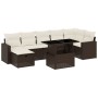 Set sofás de jardín 8 piezas y cojines ratán sintético marrón de , Conjuntos de jardín - Ref: Foro24-3274833, Precio: 565,95 ...