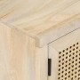 Mueble para TV madera maciza mango y caña natural 120x30x40 cm de vidaXL, Muebles TV - Ref: Foro24-323510, Precio: 155,24 €, ...