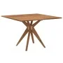 Mesa de jardín cuadrada madera maciza de acacia 110x110x75 cm de , Mesas de jardín - Ref: Foro24-367837, Precio: 188,37 €, De...
