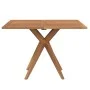 Mesa de jardín cuadrada madera maciza de acacia 110x110x75 cm de , Mesas de jardín - Ref: Foro24-367837, Precio: 188,37 €, De...