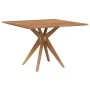 Mesa de jardín cuadrada madera maciza de acacia 110x110x75 cm de , Mesas de jardín - Ref: Foro24-367837, Precio: 188,37 €, De...