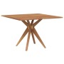 Mesa de jardín cuadrada madera maciza de acacia 110x110x75 cm de , Mesas de jardín - Ref: Foro24-367837, Precio: 197,45 €, De...