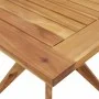Mesa de jardín cuadrada madera maciza de acacia 110x110x75 cm de , Mesas de jardín - Ref: Foro24-367837, Precio: 188,37 €, De...