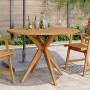 Mesa de jardín redonda madera maciza de acacia Ø110x75 cm de , Mesas de jardín - Ref: Foro24-367835, Precio: 222,06 €, Descue...