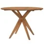 Mesa de jardín redonda madera maciza de acacia Ø110x75 cm de , Mesas de jardín - Ref: Foro24-367835, Precio: 222,86 €, Descue...