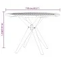 Mesa de jardín redonda madera maciza de acacia Ø110x75 cm de , Mesas de jardín - Ref: Foro24-367835, Precio: 222,86 €, Descue...