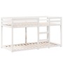Cama con techo madera maciza de pino blanco 80x200 cm de , Camas y somieres - Ref: Foro24-3281959, Precio: 234,82 €, Descuent...
