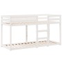 Cama litera con techo madera maciza de pino blanco 90x200 cm de , Camas y somieres - Ref: Foro24-3282080, Precio: 202,49 €, D...