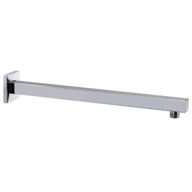 Barra de soporte ducha cuadrada acero inox 201 plateado 40 cm de vidaXL, Puertas de ducha - Ref: Foro24-147732, Precio: 18,66...