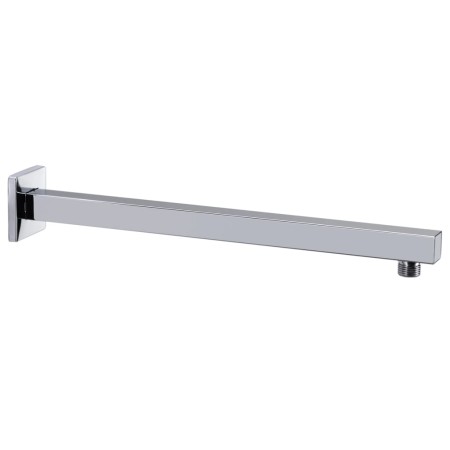 Barra de soporte ducha cuadrada acero inox 201 plateado 40 cm de vidaXL, Puertas de ducha - Ref: Foro24-147732, Precio: 18,66...