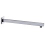 Barra de soporte ducha cuadrada acero inox 201 plateado 40 cm de vidaXL, Puertas de ducha - Ref: Foro24-147732, Precio: 18,66...