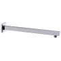 Barra de soporte ducha cuadrada acero inox 201 plateado 40 cm de vidaXL, Puertas de ducha - Ref: Foro24-147732, Precio: 18,34...
