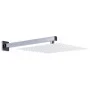 Barra de soporte ducha cuadrada acero inox 201 plateado 40 cm de vidaXL, Puertas de ducha - Ref: Foro24-147732, Precio: 18,34...