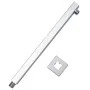 Barra de soporte ducha cuadrada acero inox 201 plateado 40 cm de vidaXL, Puertas de ducha - Ref: Foro24-147732, Precio: 18,34...