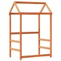 Estructura de cama con techo madera pino marrón cera 100x200 cm de , Camas y somieres - Ref: Foro24-3282158, Precio: 198,61 €...