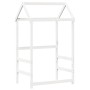 Sofá cama con techo madera maciza de pino blanco 90x200 cm de , Camas y somieres - Ref: Foro24-3282203, Precio: 202,88 €, Des...