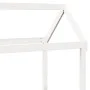 Sofá cama con techo madera maciza de pino blanco 90x200 cm de , Camas y somieres - Ref: Foro24-3282191, Precio: 185,63 €, Des...