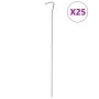 Clavijas para tienda 24 uds acero galvanizado 30 cm Ø4 mm de , Accesorios para tiendas de campaña - Ref: Foro24-4009323, Prec...