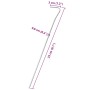 Clavijas para tienda 50 uds acero galvanizado 23 cm Ø3 mm de , Accesorios para tiendas de campaña - Ref: Foro24-4009328, Prec...
