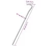 Clavijas para tienda 25 uds acero galvanizado 23 cm Ø7 mm de , Accesorios para tiendas de campaña - Ref: Foro24-4009335, Prec...